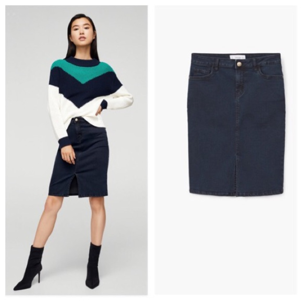 Denim skirt